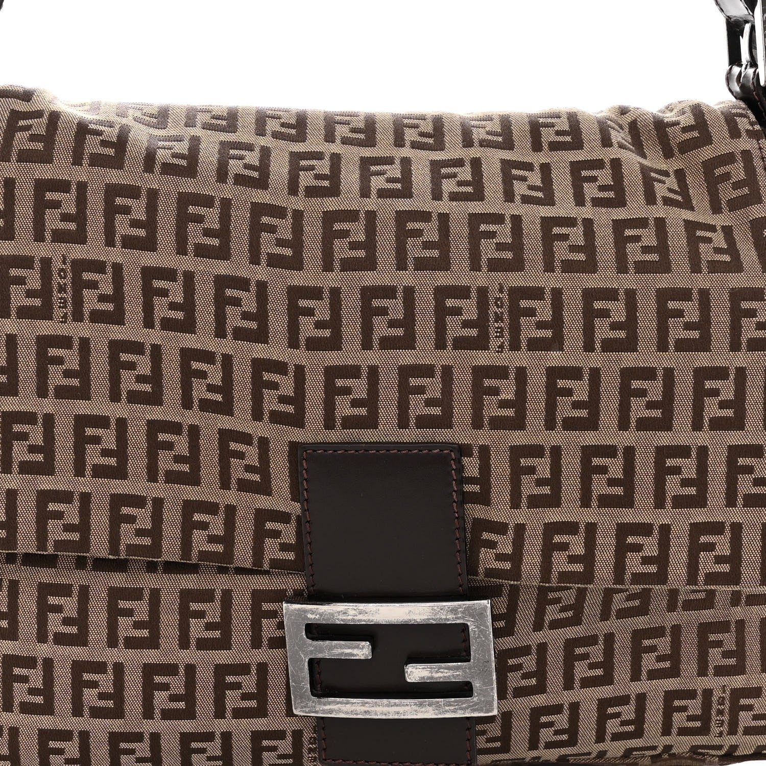 Fendi Zucchino Mama Baguette Brown 8 of 13