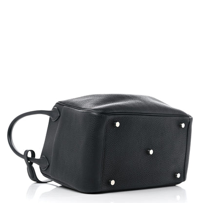 Hermes Taurillon Clemence Lindy 30 Black 4 of 11