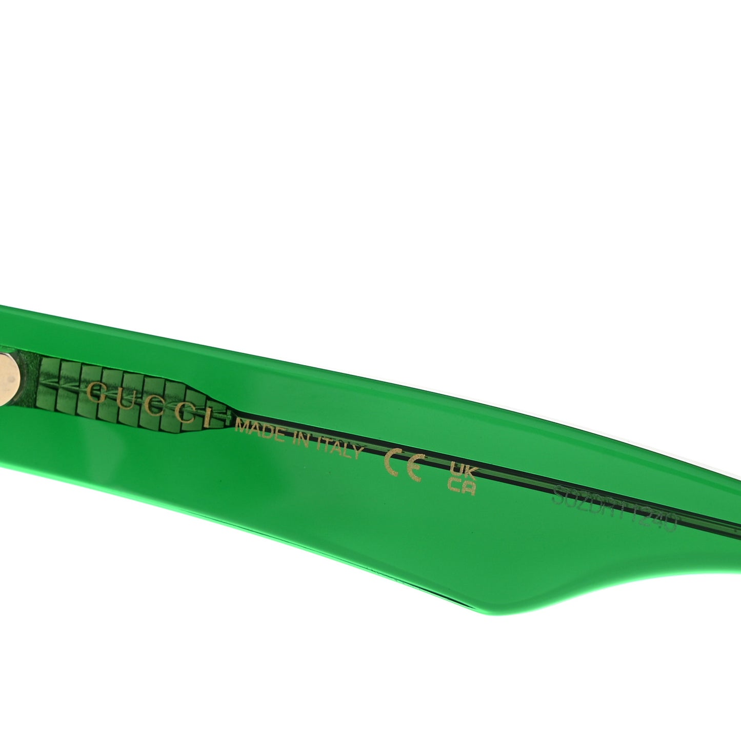 Acetate Rectangle Sunglasses GG0962S Green