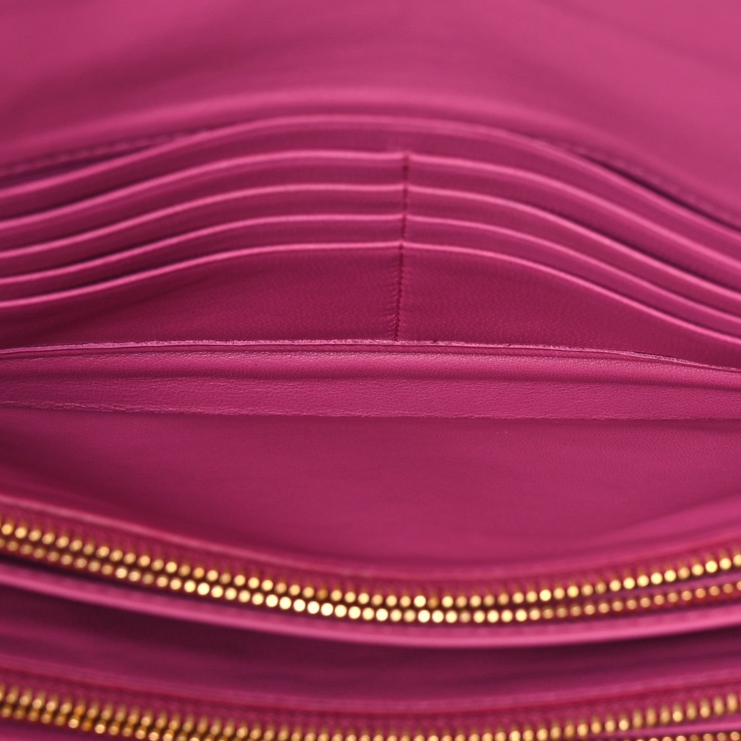 Miu Miu Nappa Matelasse Flap Clutch Fuxia 6 of 10