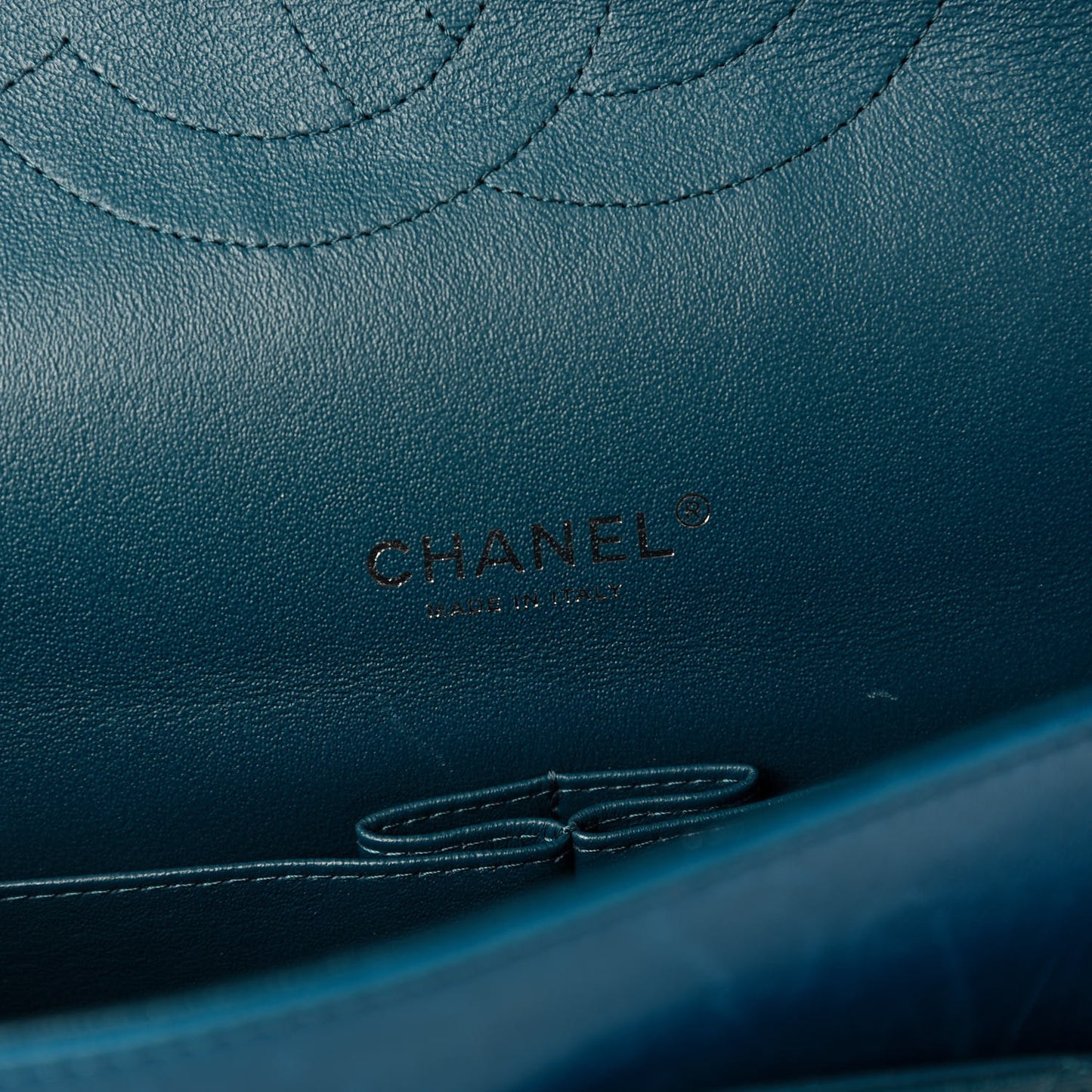 Patent Maxi Double Flap Turquoise