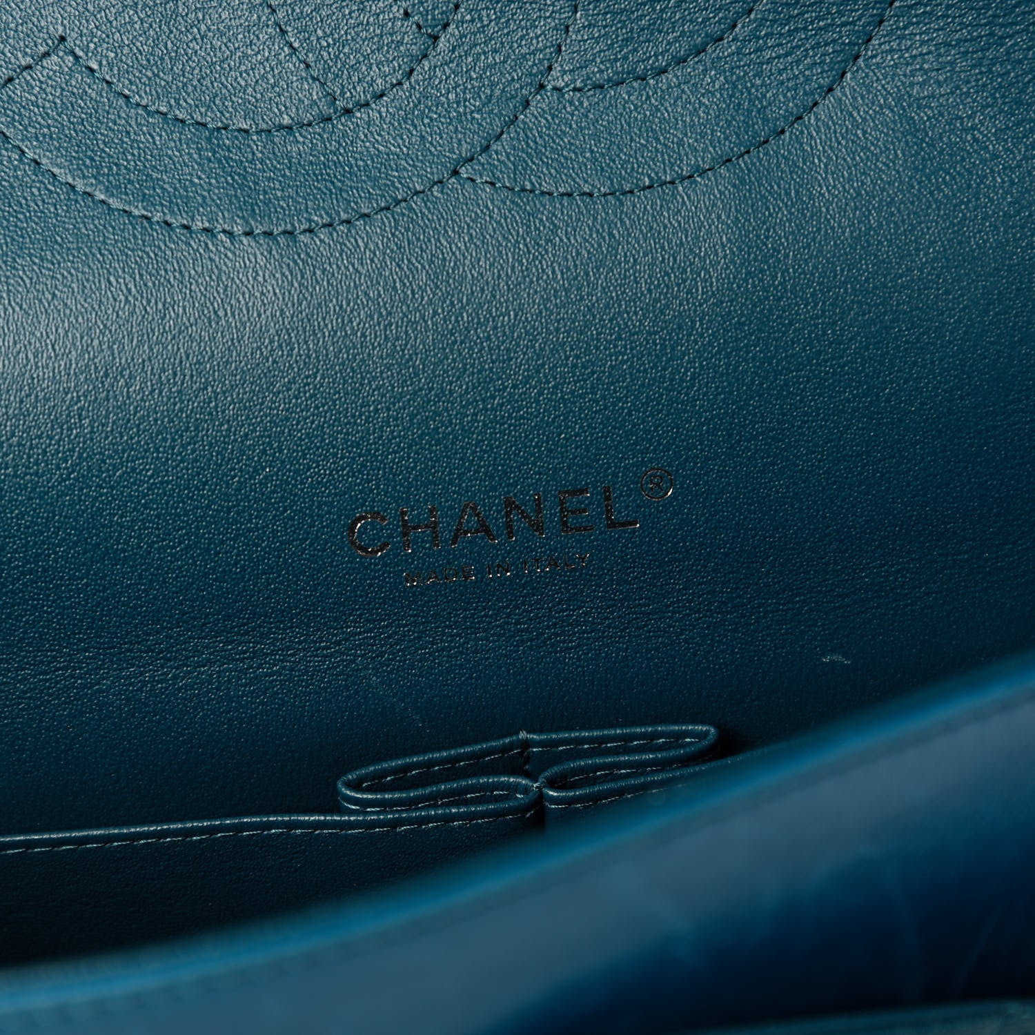 Chanel Patent Maxi Double Flap Turquoise 9 of 12