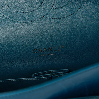 Chanel Patent Maxi Double Flap Turquoise 9 of 12