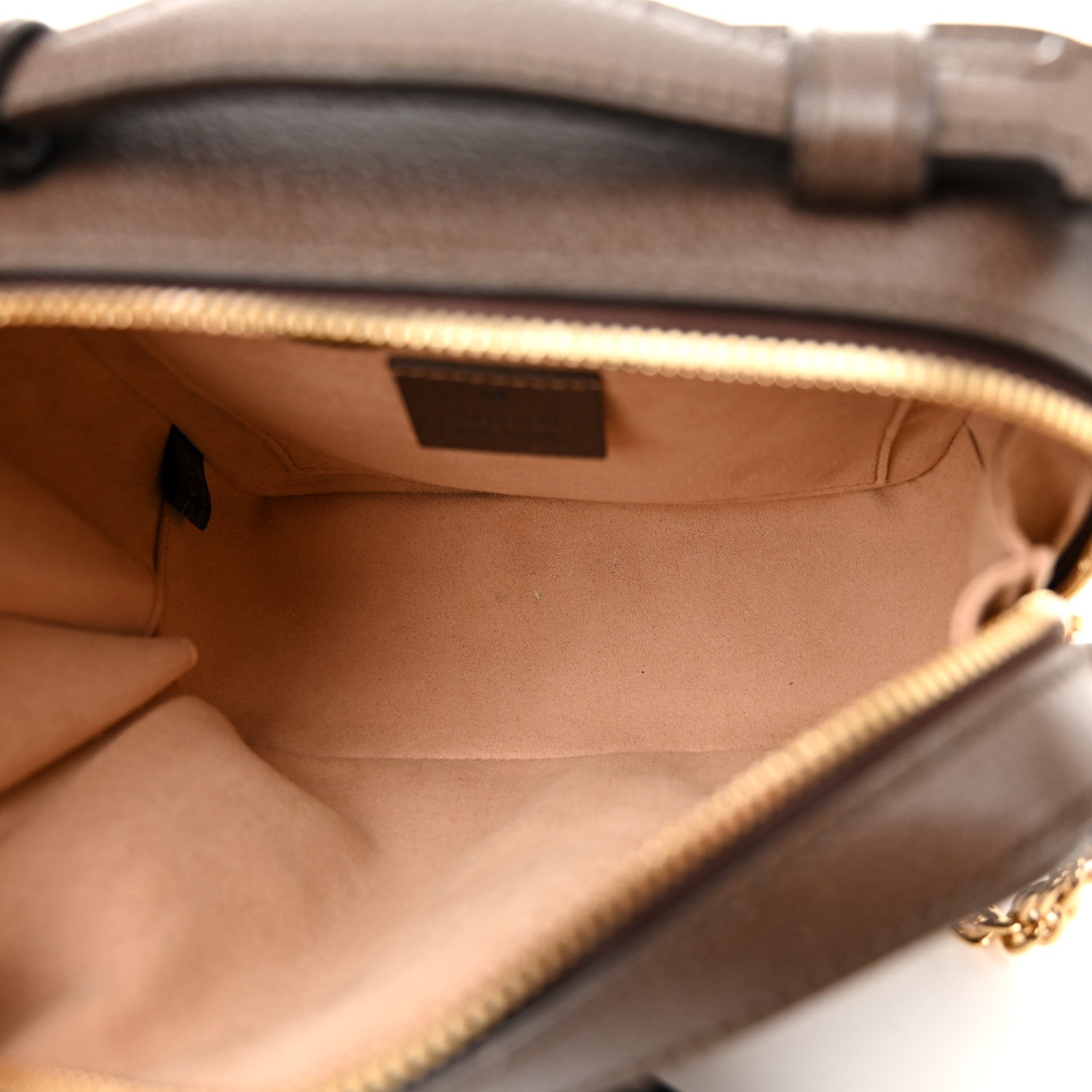 Gucci GG Supreme Monogram Mini Ophidia Top Handle Shoulder Bag Brown 5 of 10