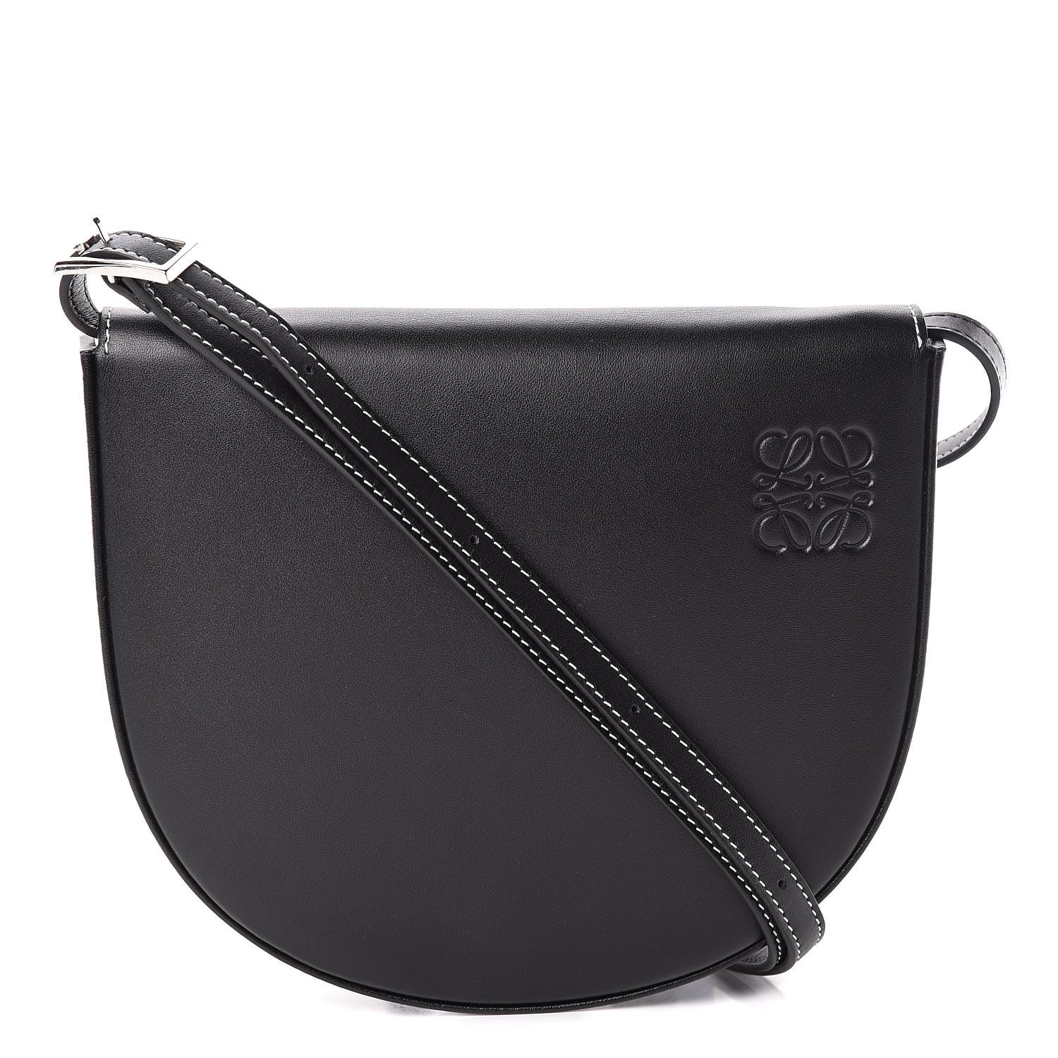 Loewe Smooth Calfskin Mini Heel Shoulder Bag Black 1 of 10