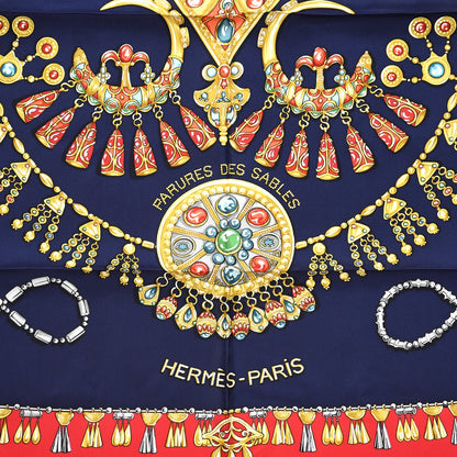 Hermes Silk Parures Des Sables Scarf 90 3 of 6