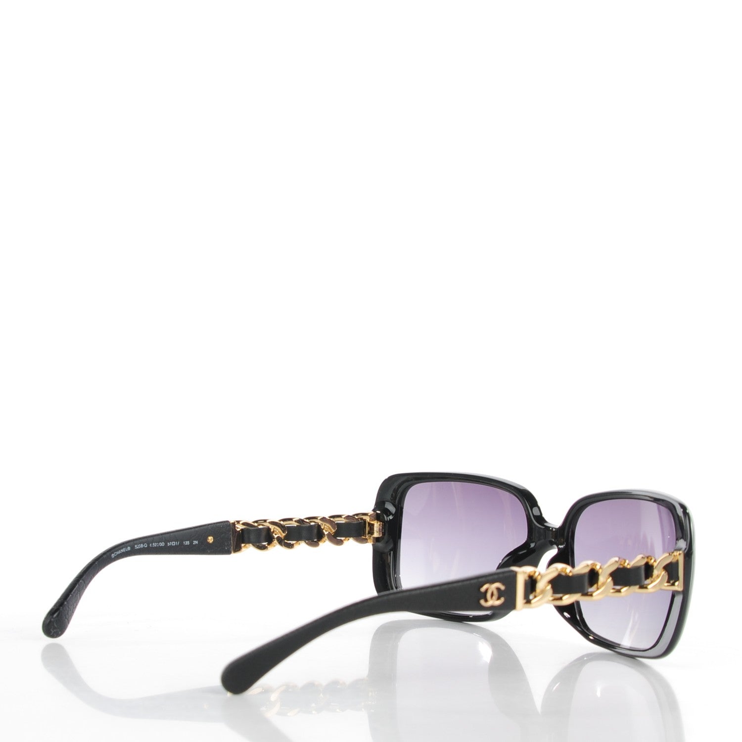 Chanel Chain Sunglasses 5208-Q Black 2 of 7