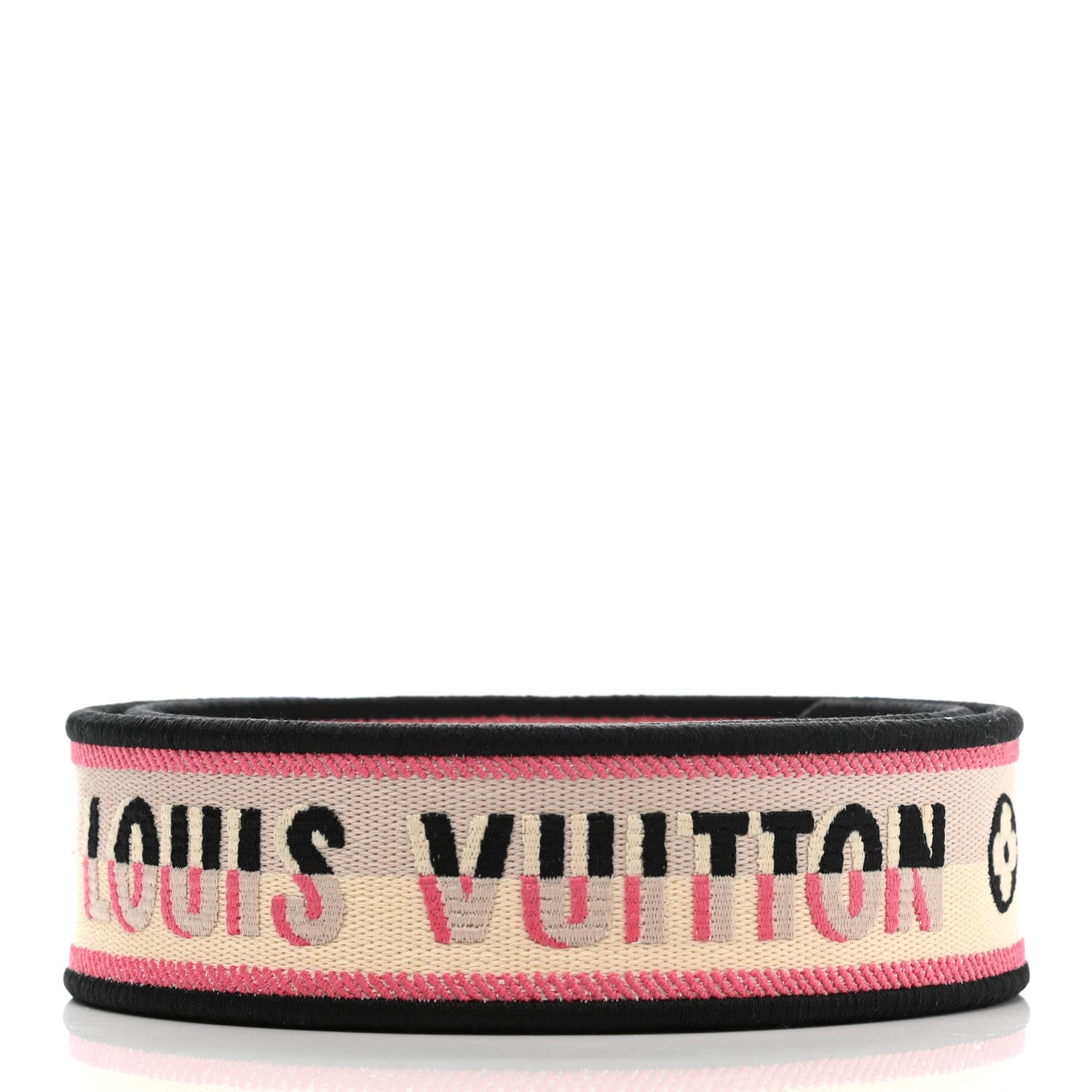 Louis Vuitton Jacquard Speedy Bandouliere 20 Shoulder Strap Black 2 of 3