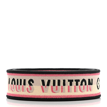 Louis Vuitton Jacquard Speedy Bandouliere 20 Shoulder Strap Black 2 of 3