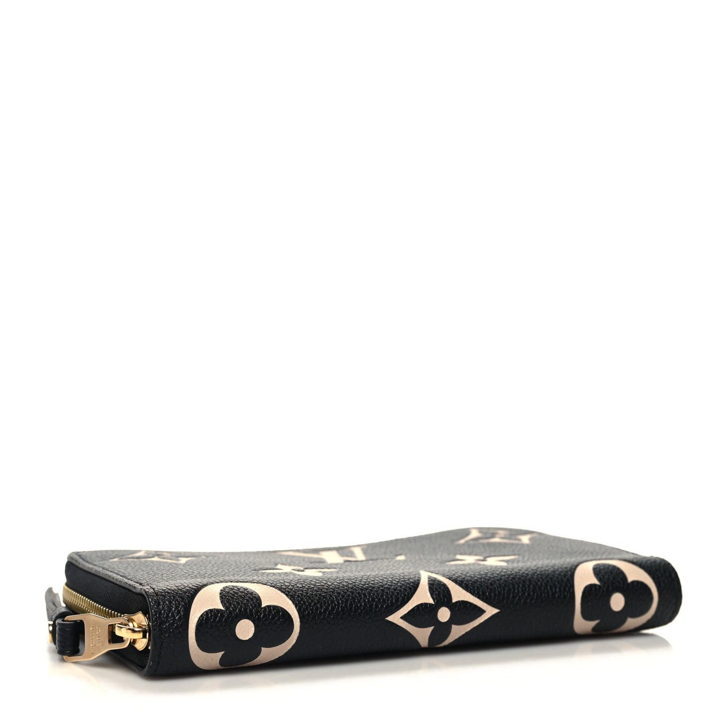 Empreinte Monogram Giant Clemence Wallet Black Beige