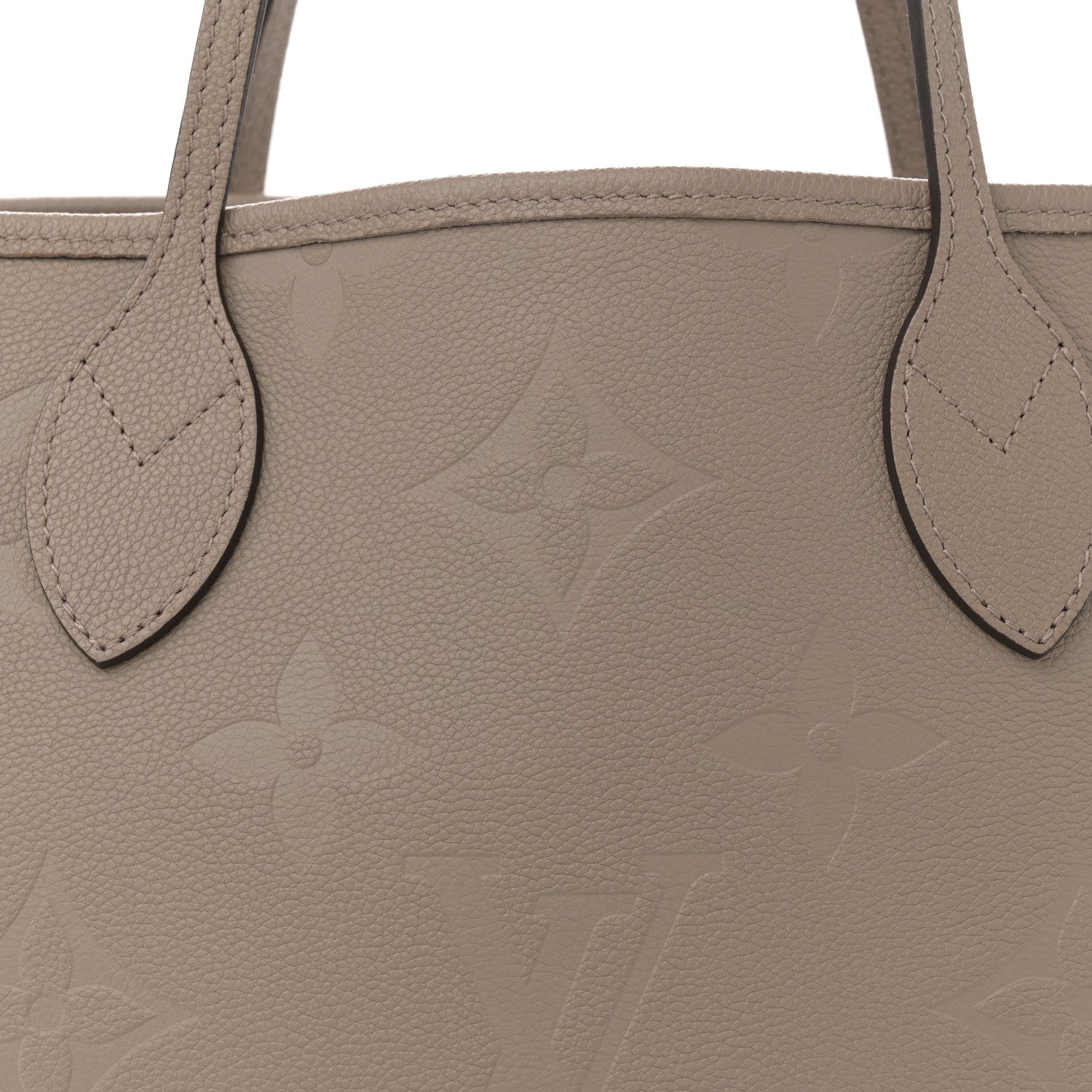 Louis Vuitton Empreinte Monogram Giant Neverfull MM Tourterelle 8 of 11