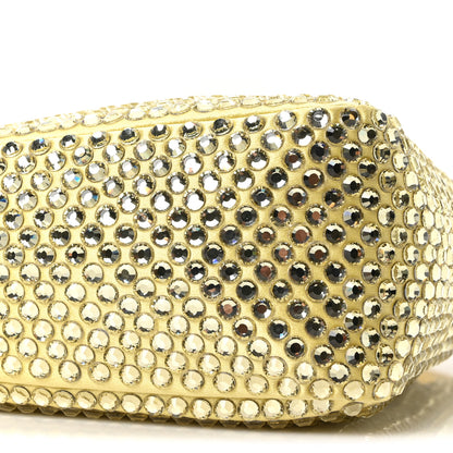 Prada Satin Crystal Triangle Pouch Ananas 9 of 10