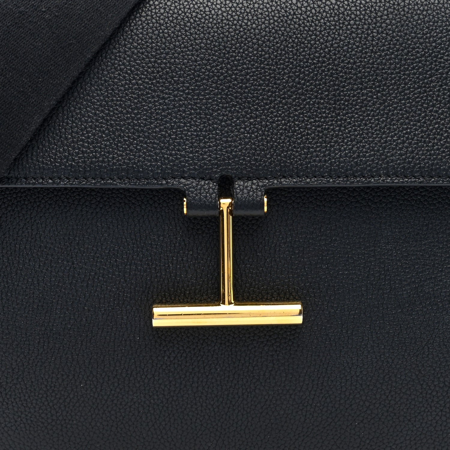 Tom Ford Calfskin Medium T Clasp Tara Crossbody Bag Black 7 of 9