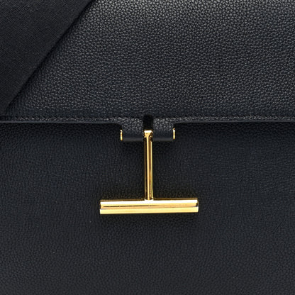 Tom Ford Calfskin Medium T Clasp Tara Crossbody Bag Black 7 of 9