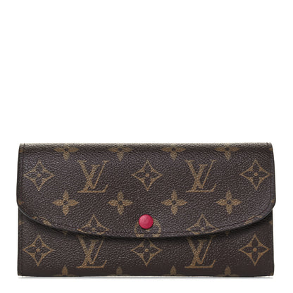 Louis Vuitton Monogram Emilie Wallet Fuchsia 1 of 11