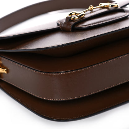 Gucci Azalea Calfskin Horsebit 1955 Shoulder Bag Brown Sugar 11 of 12