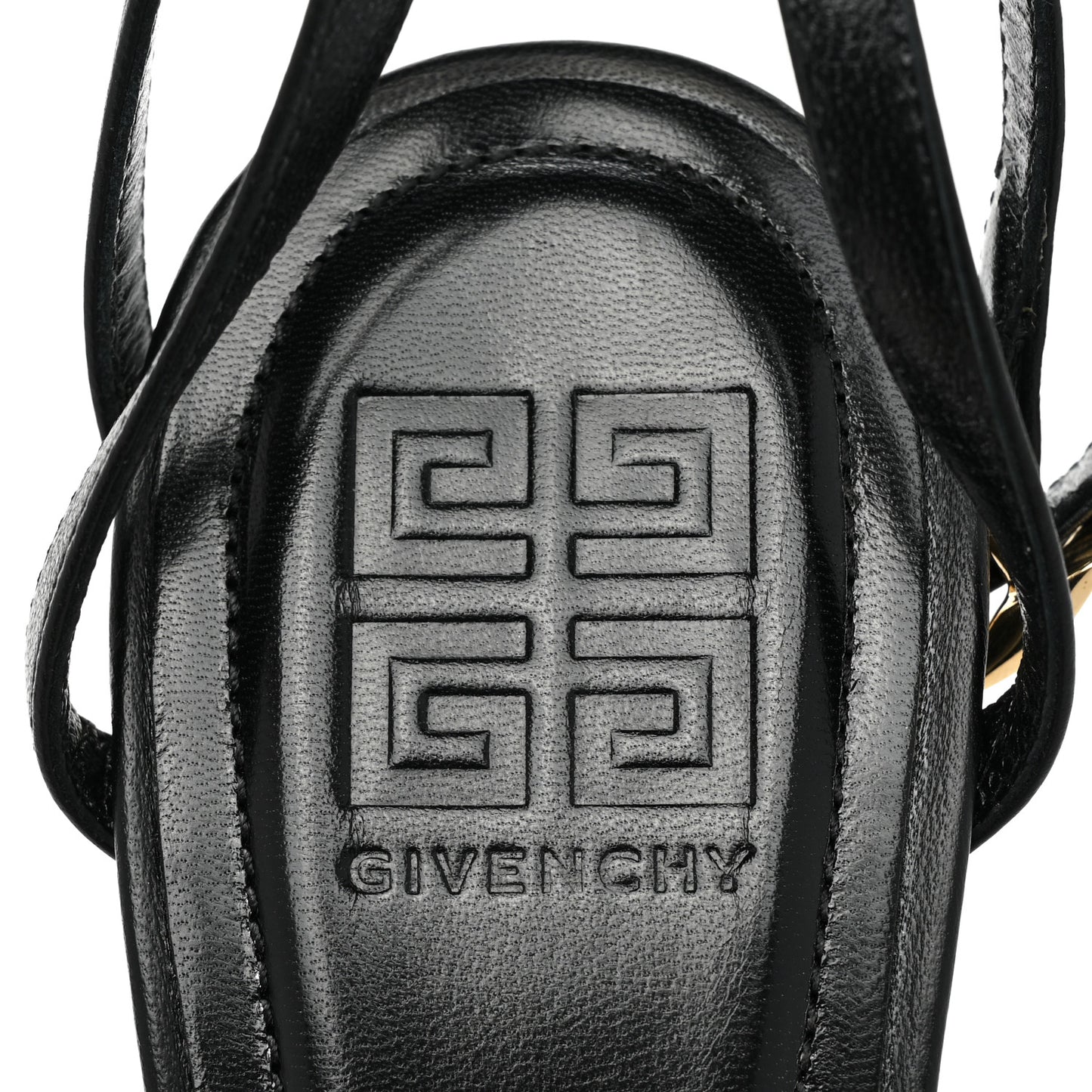 Smooth Nappa G Cube 85mm Sandals 41 Black