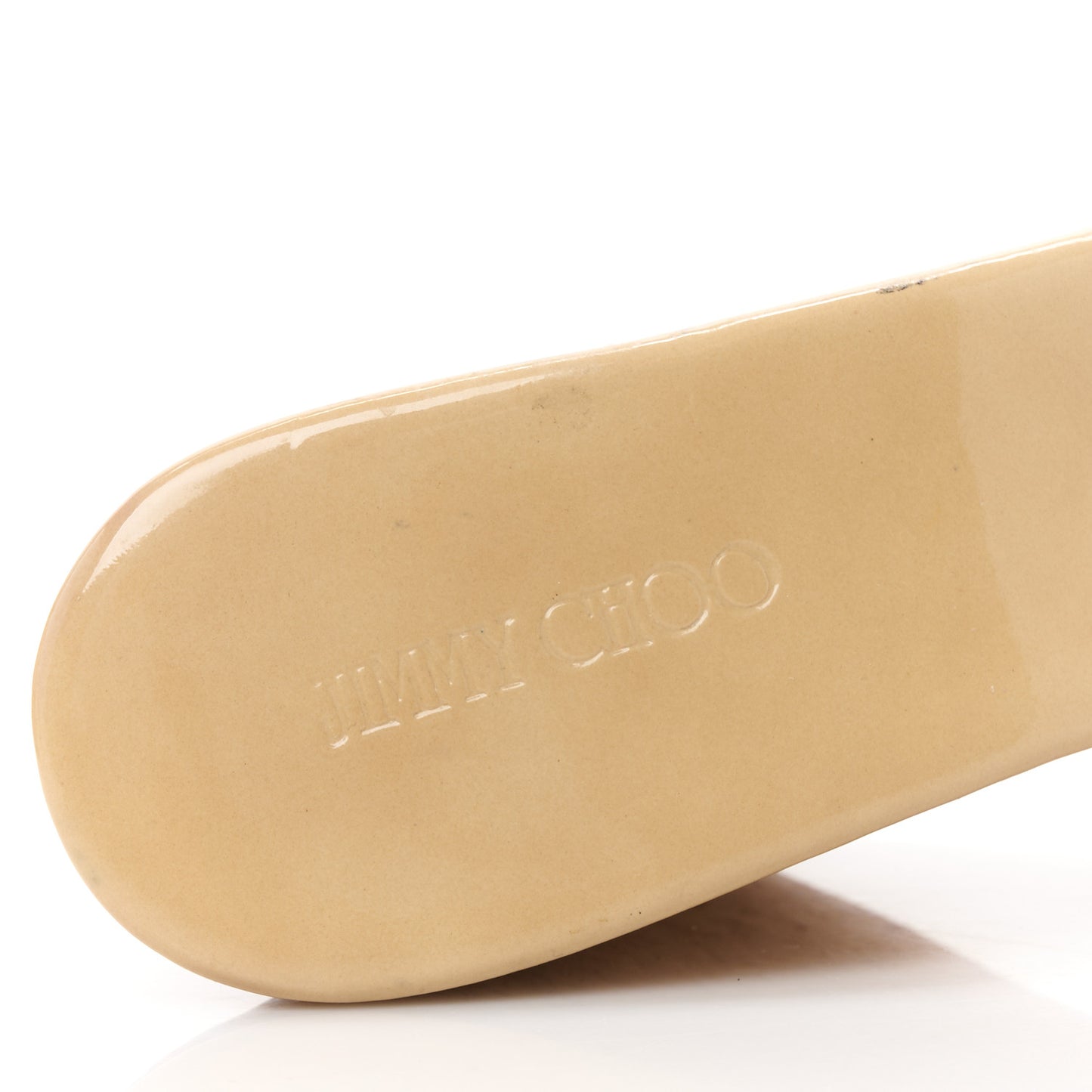 Patent Wedge Sandals 40.5 Nude
