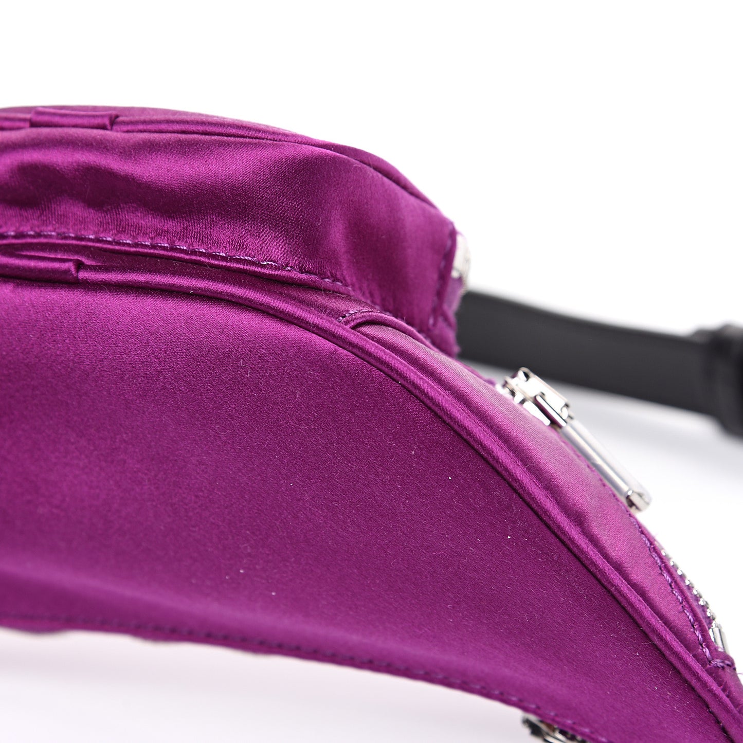Satin Attica Mini Belt Bag Purple