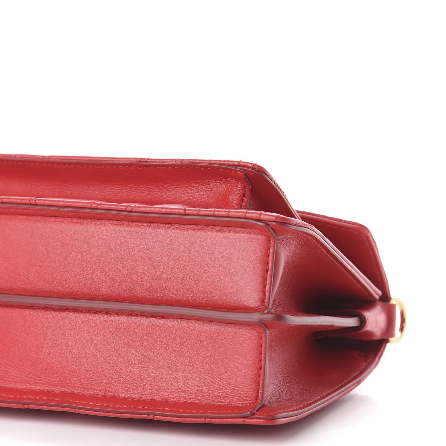 Lambskin Quilted Small Patricia Crossbody Bag Ruby Red