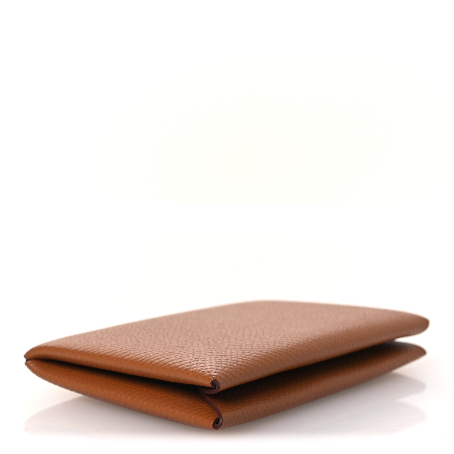 Hermes Epsom Calvi Card Case Gold 4 of 8