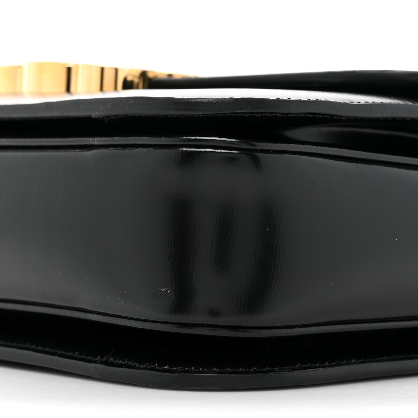 Shiny Calfskin Medium Triomphe Black