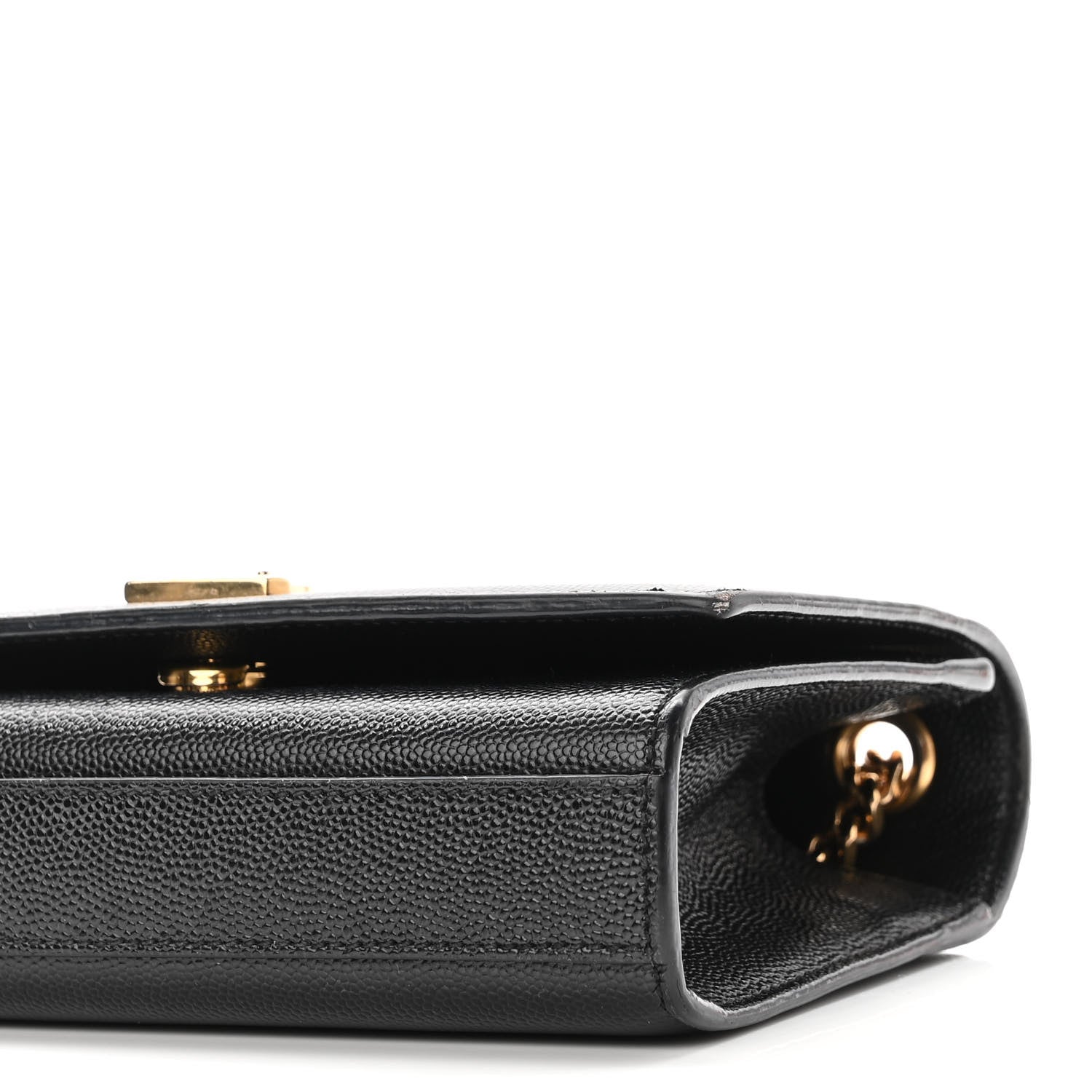 Saint Laurent Grain De Poudre Small Monogram Kate Satchel Black 8 of 9