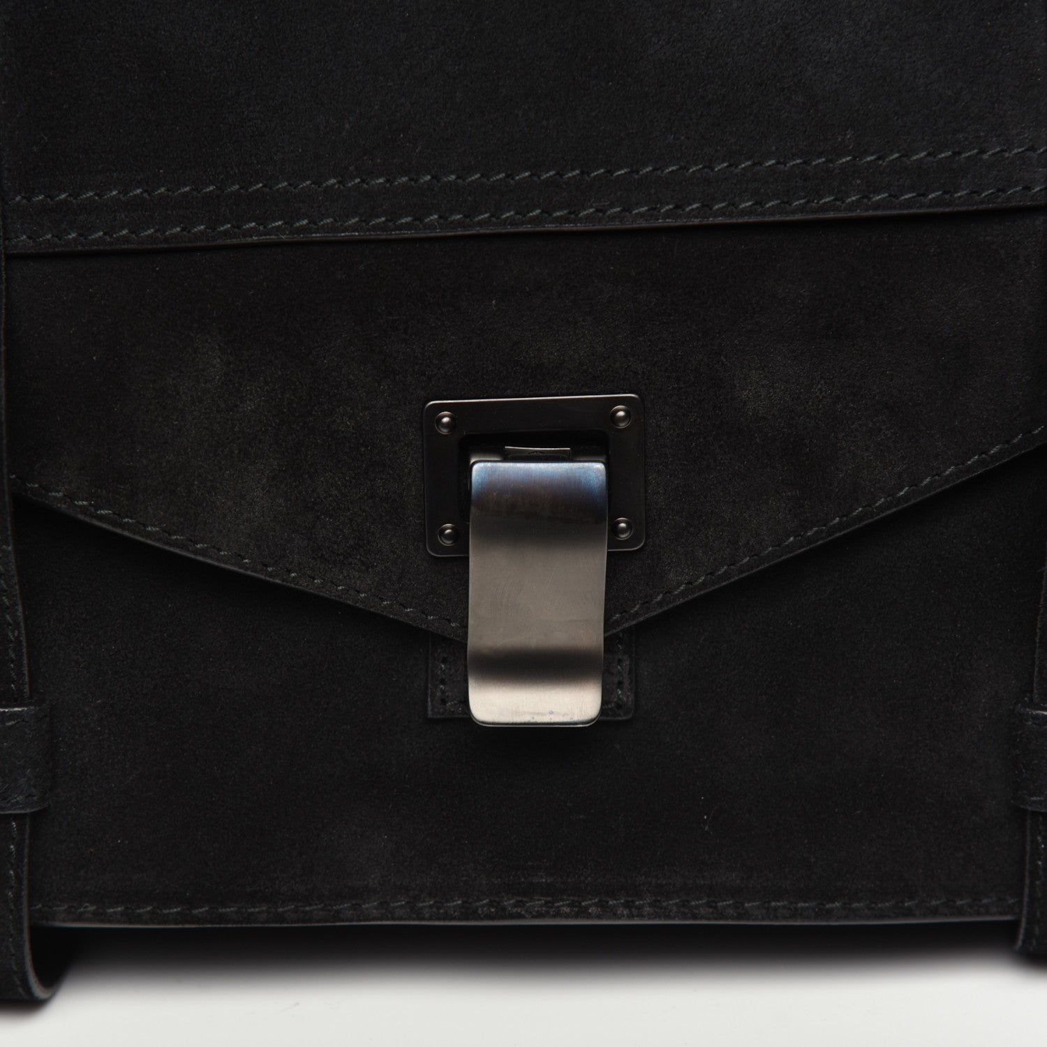 Proenza Schouler Suede Medium PS1 Satchel Black 17 of 18