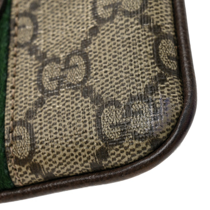 Gucci GG Supreme Monogram Web Ophidia Key Case  Beige New Acero 8 of 8