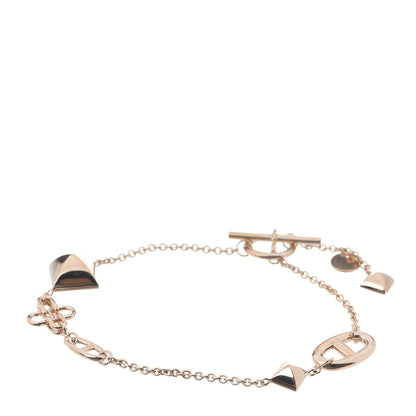 Hermes 18K Rose Gold Ronde Multi Bracelet 1 of 5