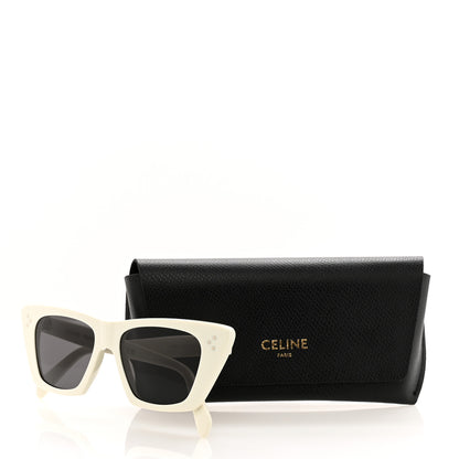 Celine Acetate Cat Eye Sunglasses CL40187I White 7 of 7