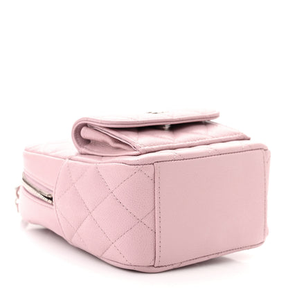 Chanel Caviar Quilted CC Mini Classic Backpack Light Pink 4 of 11