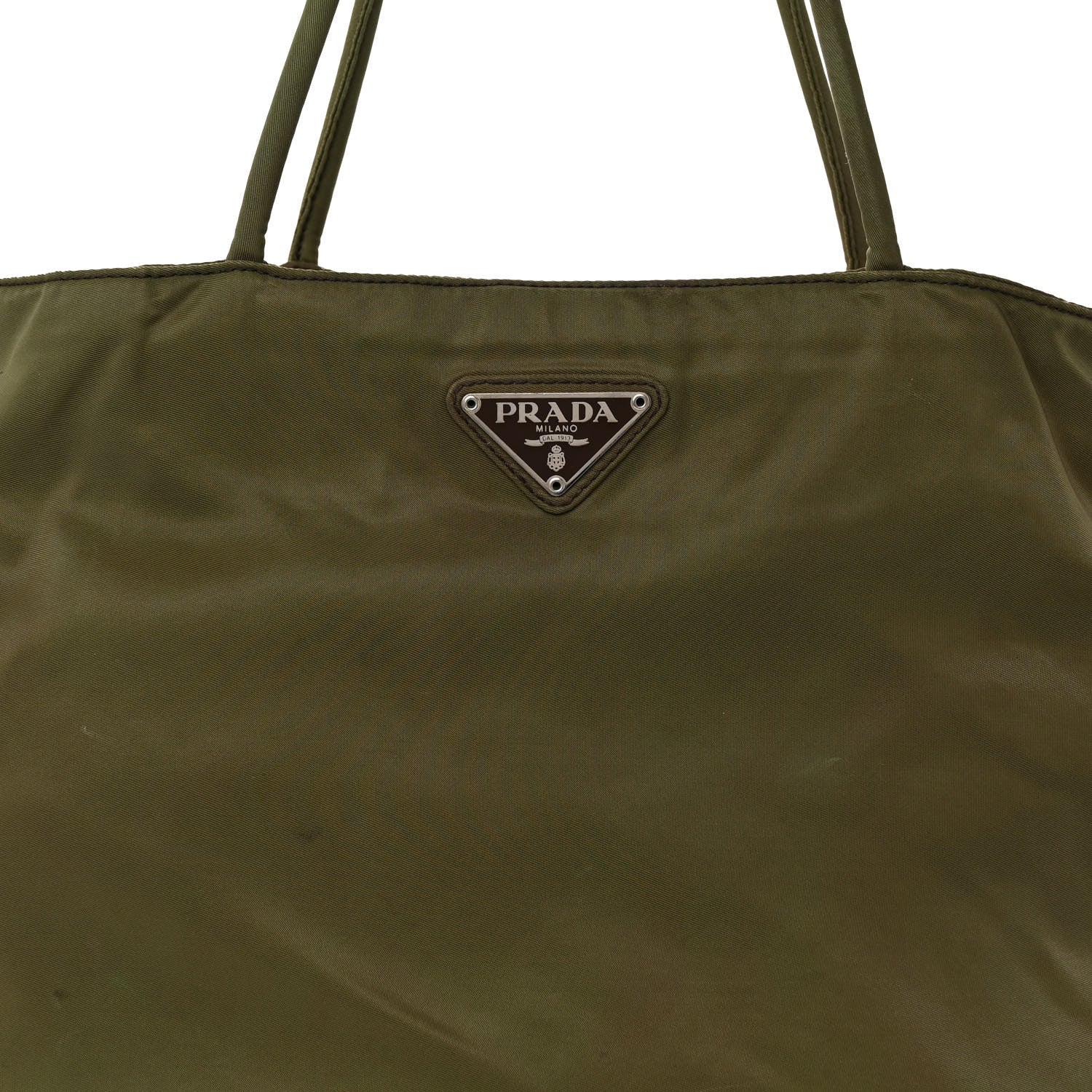 Prada Tessuto Nylon Tote Militare 7 of 10