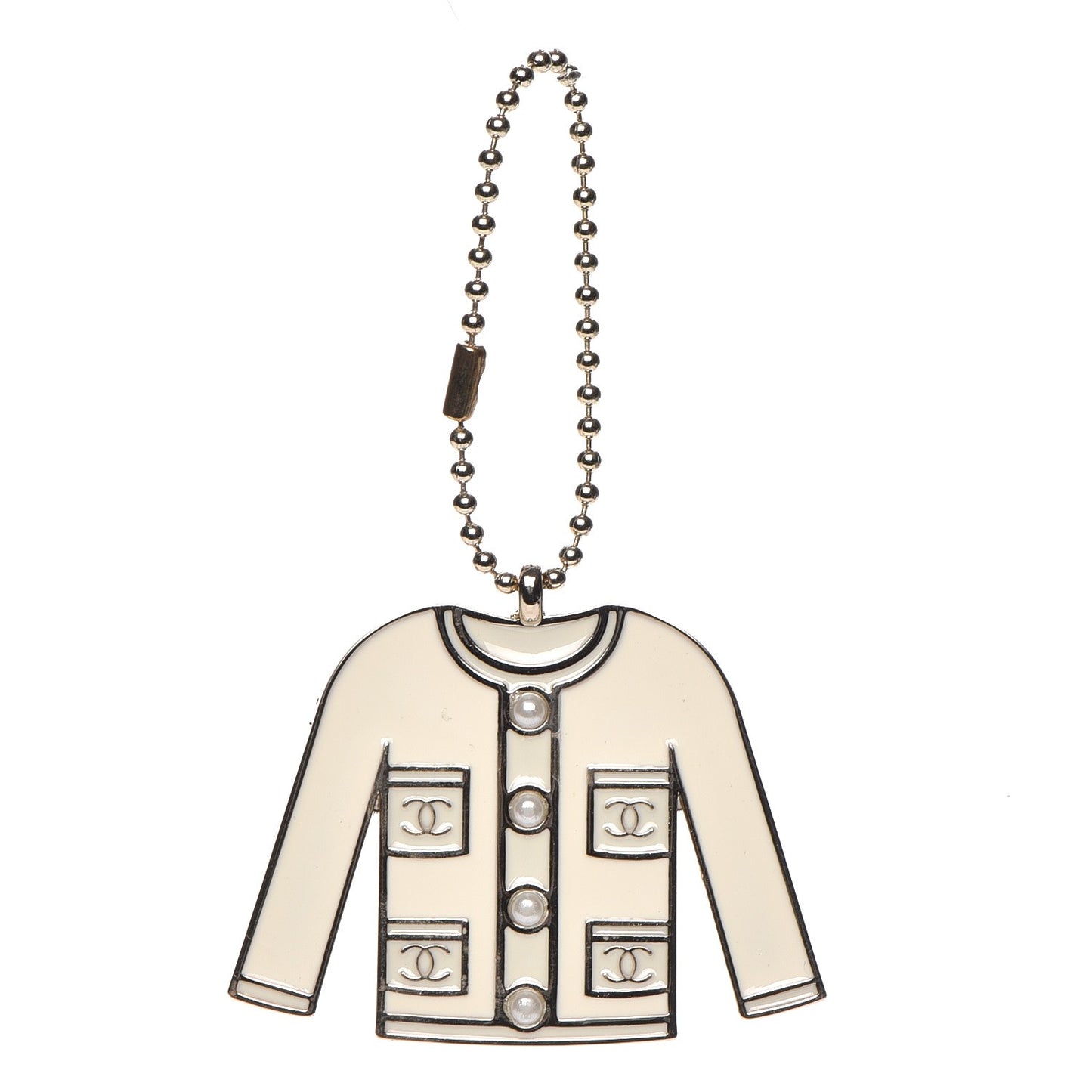 Pearl Enamel Blazer Jacket Charm