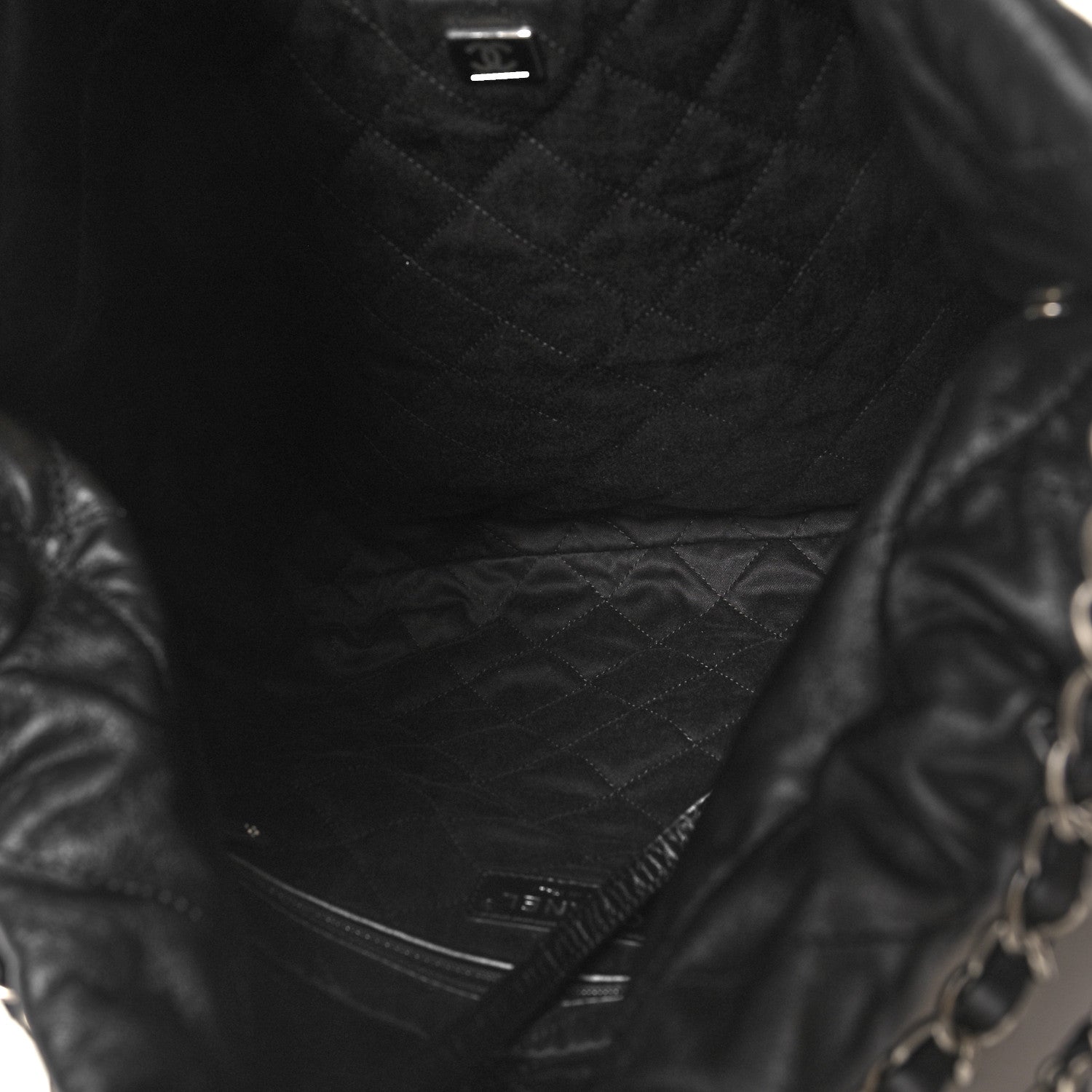 Chanel Shiny Calfskin Quilted Chanel 22 Black 5 of 10