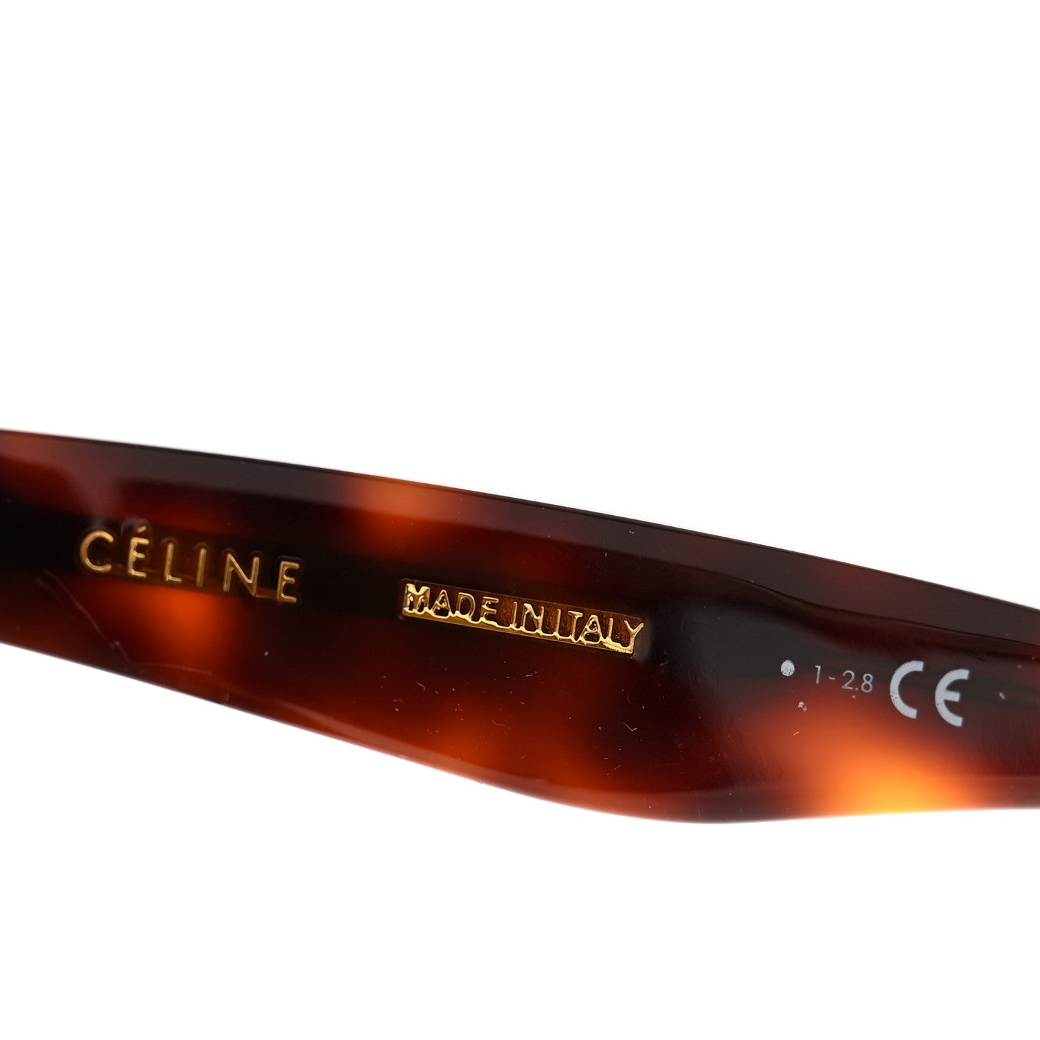 Celine Acetate Polarized Square Sunglasses CL 40055I Red Havana 6 of 6