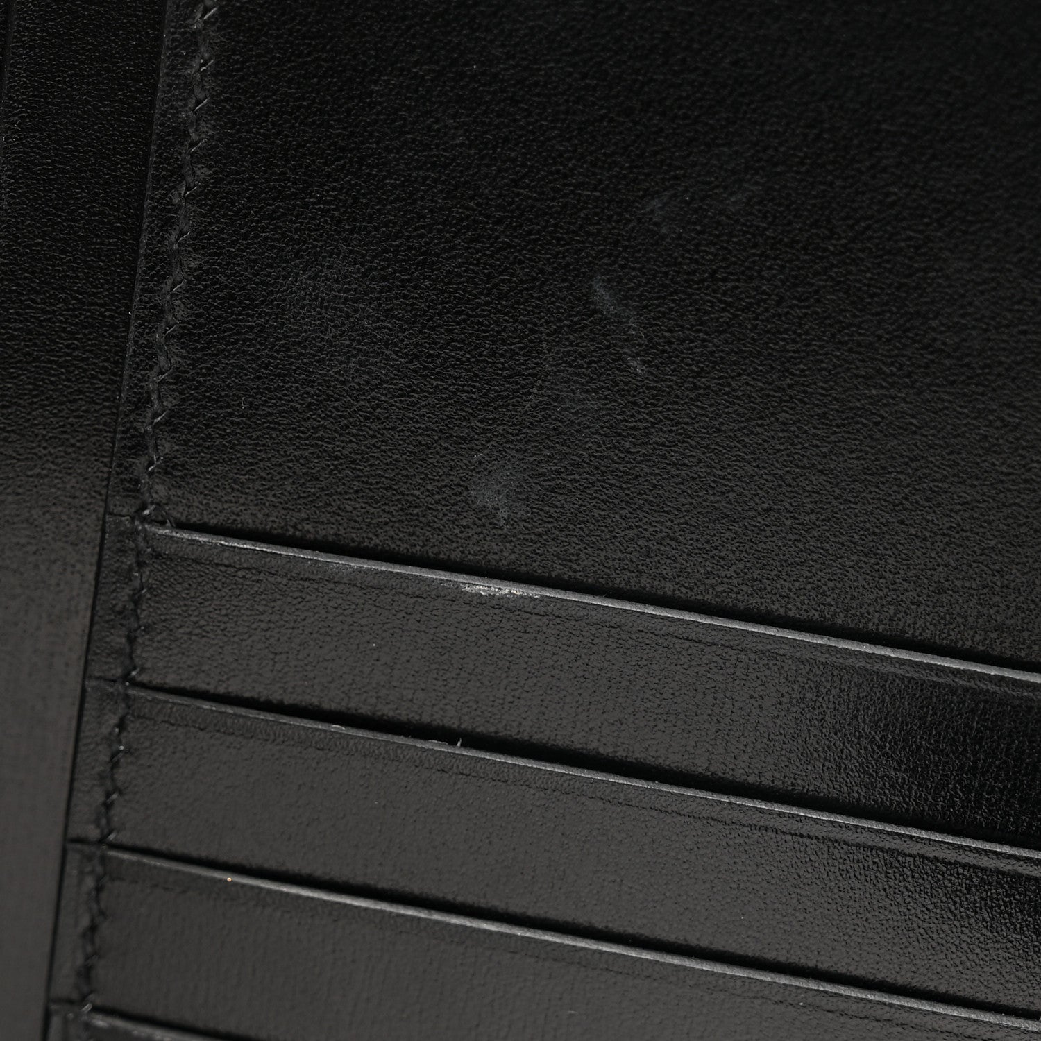 Hermes Box Monochrome Bearn Compact Wallet Black 7 of 8