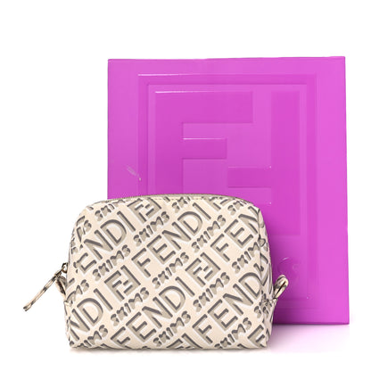 Fendi X SKIMS Nylon Small Trapezoid Beauty Pouch Kims Avorio 11 of 11