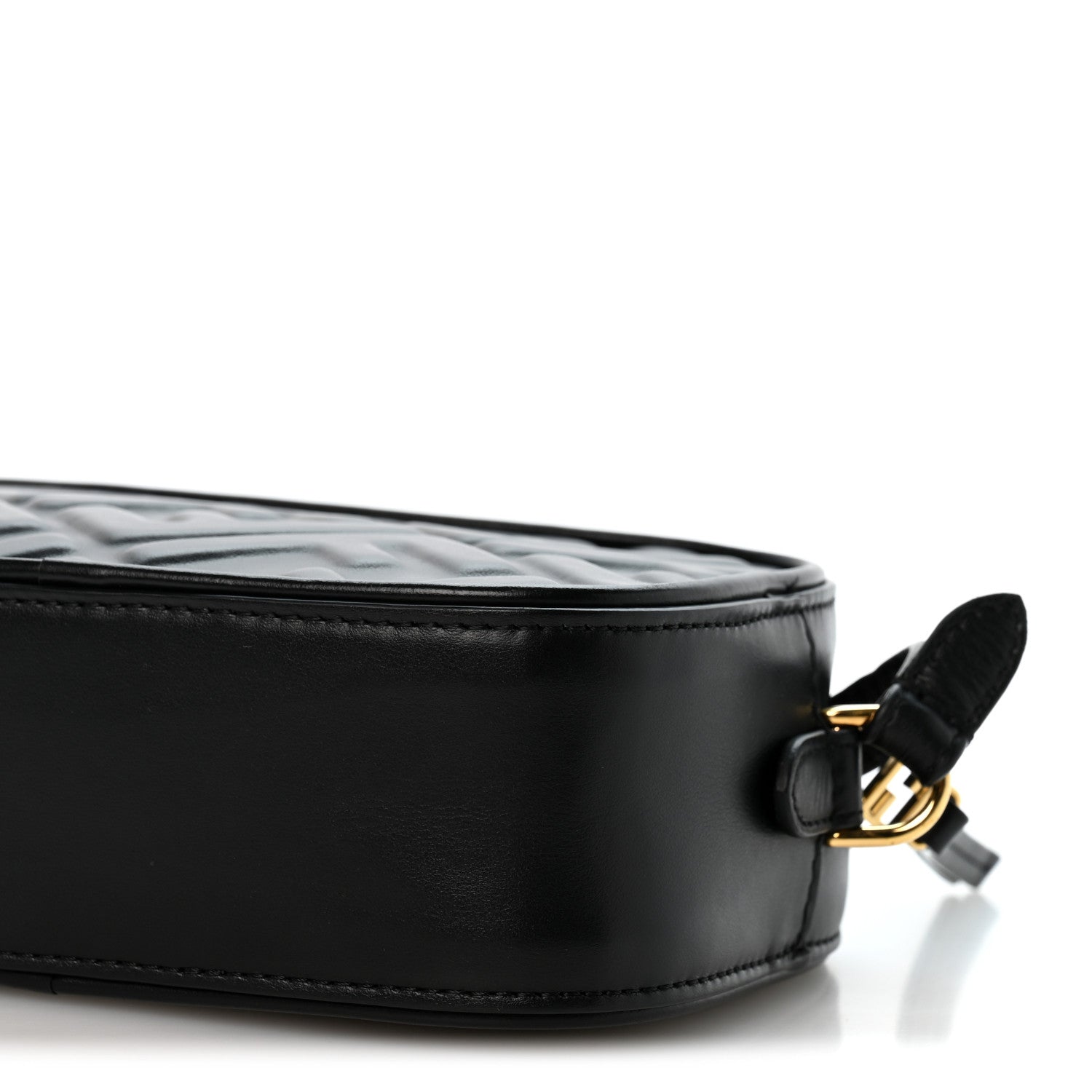Fendi Vitello Epoque FF Embossed Camera Case Black 10 of 13