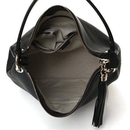 Gucci Pebbled Calfskin Large Soho Hobo Black 5 of 18