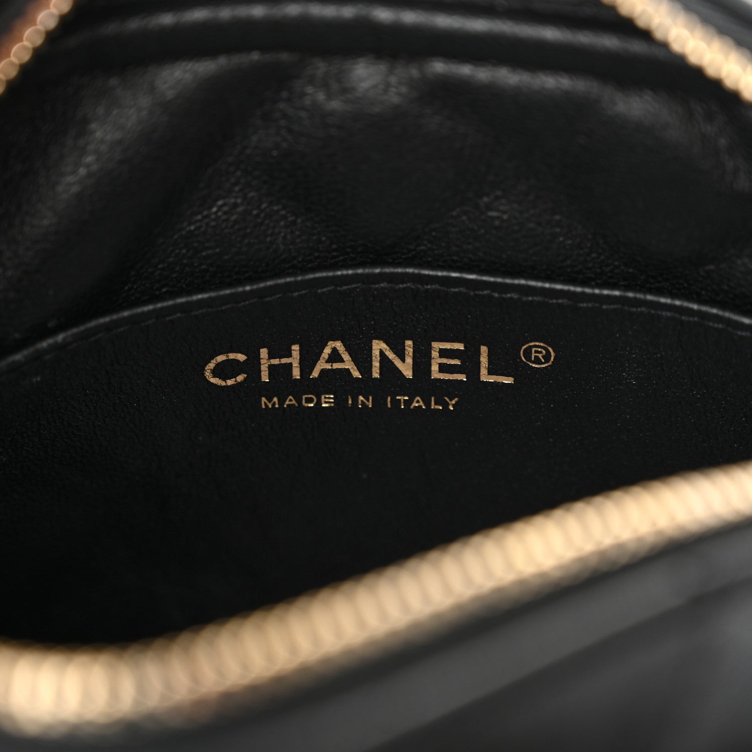 Chanel Lambskin Quilted Camera Bag Black 6 of 12