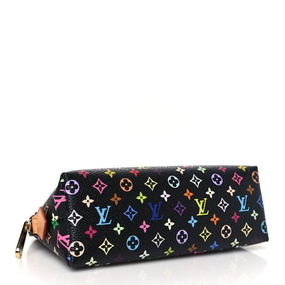 Louis Vuitton Monogram Multicolor Cosmetic Pouch Black Grenade 4 of 8