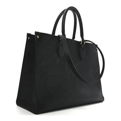 Louis Vuitton Empreinte Monogram Giant Onthego MM Black 3 of 9