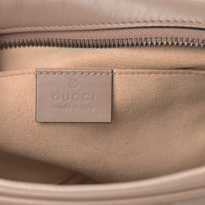 Gucci Calfskin Matelasse Small GG Marmont Chain Shoulder Bag Porcelain Rose 6 of 11
