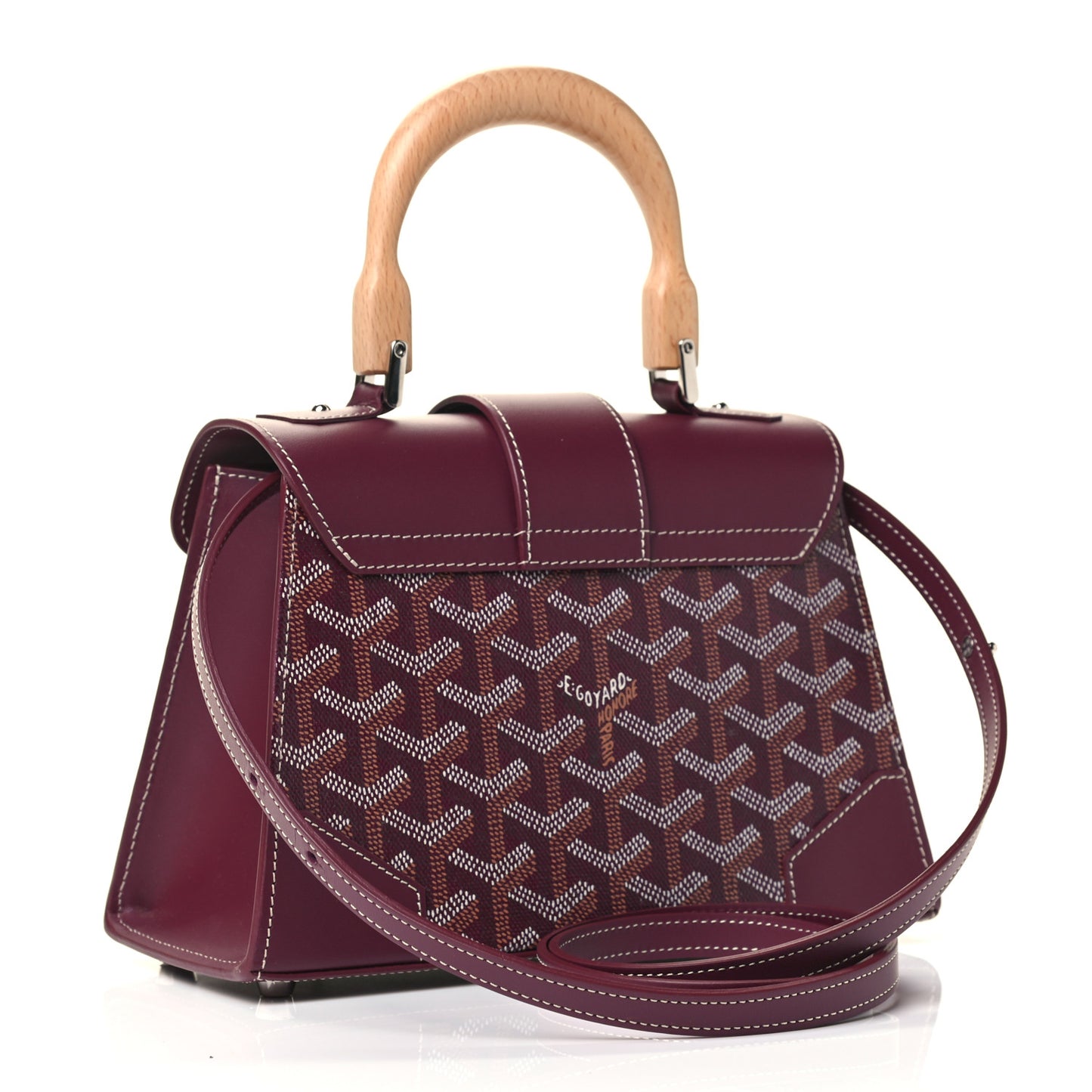 Goyardine Structure Mini Saigon Burgundy