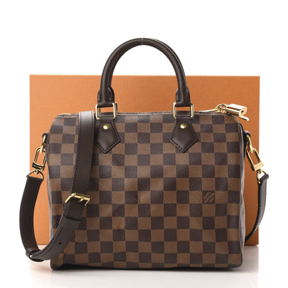 Louis Vuitton Damier Ebene Speedy Bandouliere 25 13 of 13