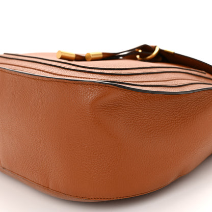 Chloe Calfskin Marcie Hobo Tote Tan 10 of 11