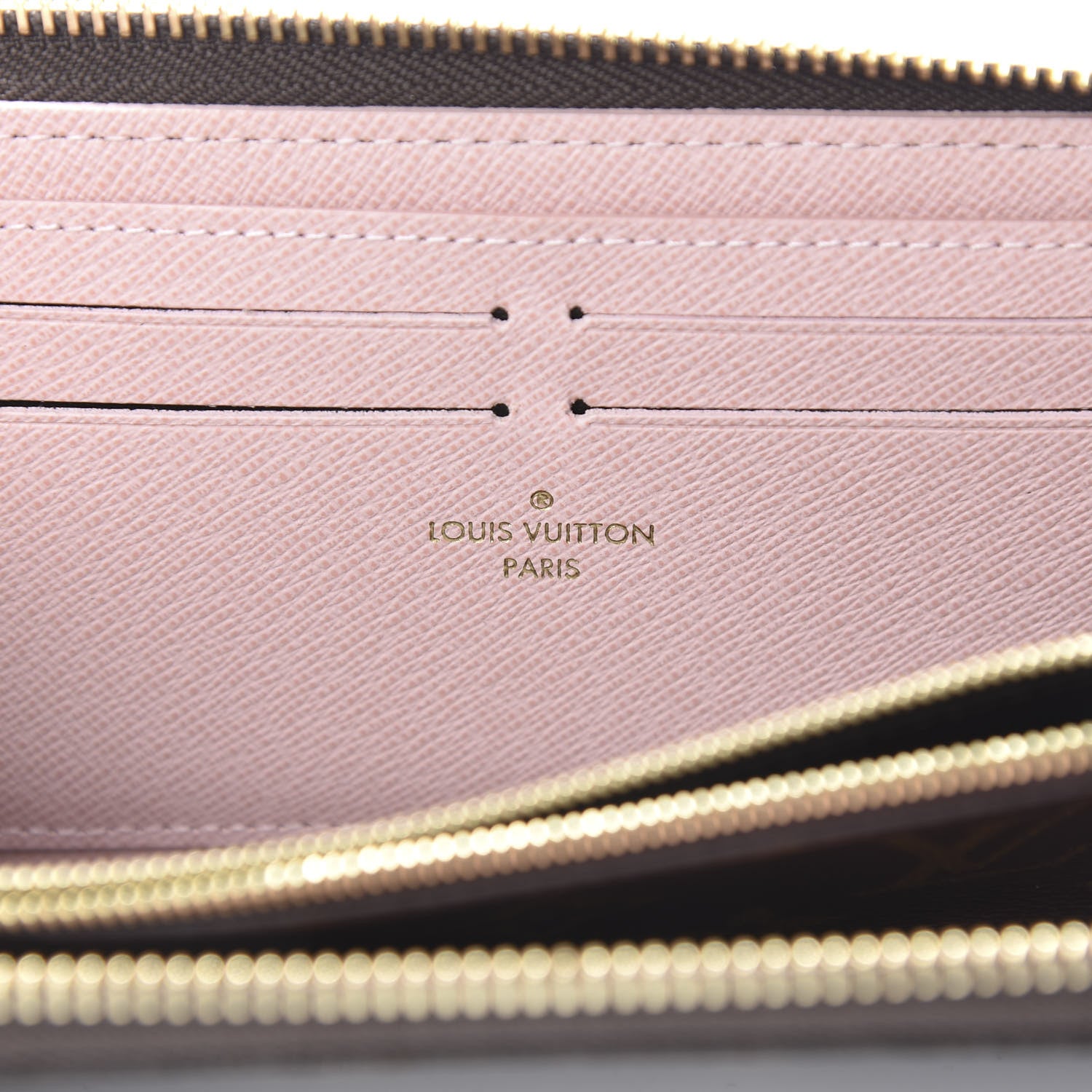 Louis Vuitton Monogram Clemence Wallet Rose Ballerine 6 of 8