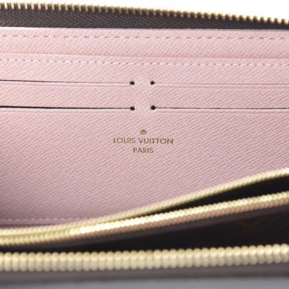 Louis Vuitton Monogram Clemence Wallet Rose Ballerine 6 of 8