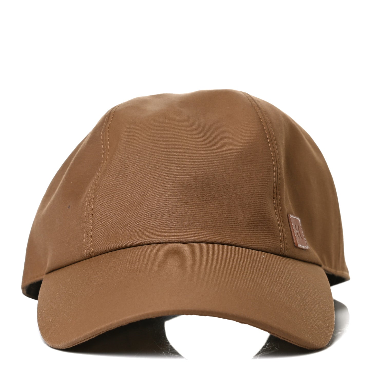 Technical Gabardine Calfskin H Droit Miles Cap 60 Nicotine